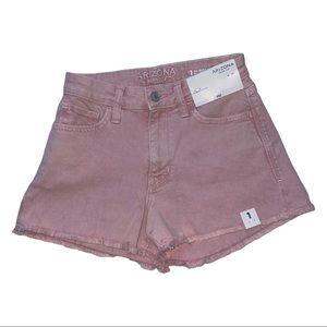 high rise jean shorts